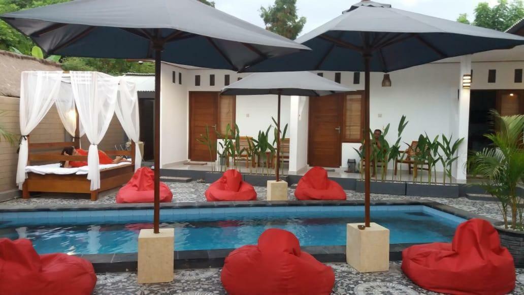Hotel Cape Rose Gili Trawangan Exterior foto
